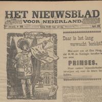 Het Nieuwsblad voor Nederland, 30 april 1909 (Detail)