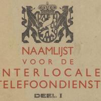 Naamlijst voor de interlocale telefoondienst 1948