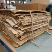 Een van de archiefstukken van de ambachtsheerlijkheden.