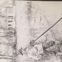 Het Jagtboek is verluchtigd met tekeningen van kunstenaar Willy Sluiter (1900).