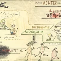 Pagina uit het dagboek van Denise Wauters (Bevrijdingsmuseum Zeeland)