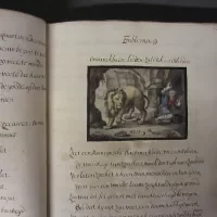  Handgeschreven emblemata met tekeningen van Johannes de Brune ca. 1650