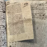 fragment uit kroniek Statius Muller, NAC collectie Vicariaat Dominicanen