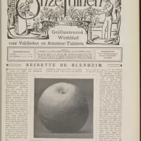 Onze Tuinen: Geïllustreerd Weekblad voor Vaklieden en Amateur-Tuiniers