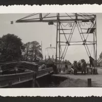 Suikerbieten lossen, 1955. Zeeuws Archief, Koninklijke Maatschap De Wilhelminapolder, toegang 250, inv.nr 1065. 