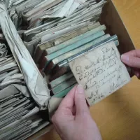 Prize Papers, niet-geïnventariseerde doos (The National Archives, Kew, Londen).  Foto: Erik van der Doe, 25-10-2018