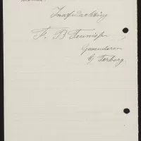 Briefwisseling van de heer Teunissen met het RMO in 1911 over een door hem gevonden Romeinse kruik