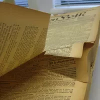 Land en volk, gevouwen pagina