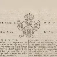 Middelburgsche courant, 1786 (detail)