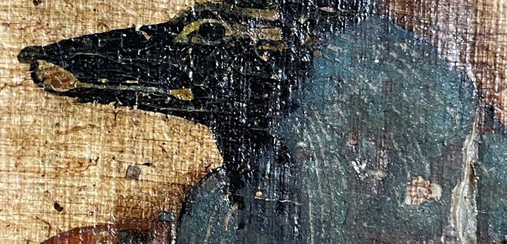 Detail van het dodenboek van Qenna. Foto RMO